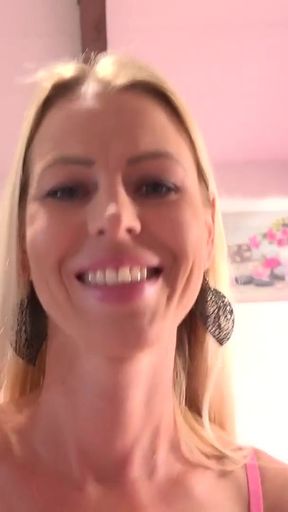 Memorable moment from &quot;AuntJudys - Your Stepmom&#039;s Friend Lynna Nilsson Motivates You to Do Your Chores (POV)&quot;