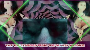 the demon shemale teaches you how to eat your own cum cum by goddesslana