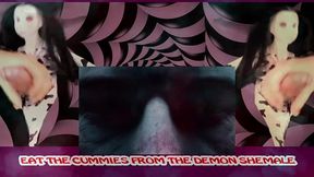 the demon shemale teaches you how to eat your own cum cum by goddesslana