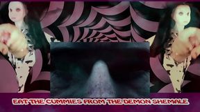 the demon shemale teaches you how to eat your own cum cum by goddesslana