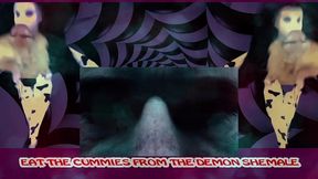 the demon shemale teaches you how to eat your own cum cum by goddesslana