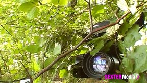 Blonde Amateur in the Forest