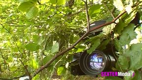 Blonde Amateur in the Forest