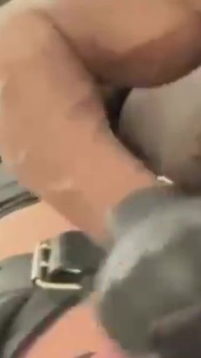 Interracial Leather Cock & Balls Play