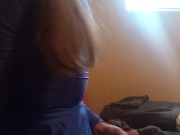 TS nasty slut edging & teasing