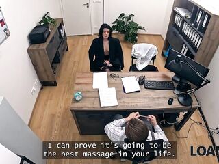 LOAN4K. Asandra Dewy begged a loan and her snatch passed the test