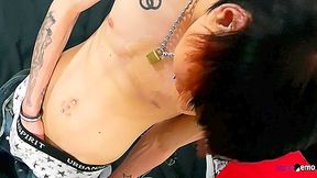 HomoEmo: Hot Emo Lewis Romeo Bares It All In His Hot Solo Masturbation
