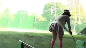 Sweet Japanese Slut Gets a Creamy Load From Her Golf Instructor