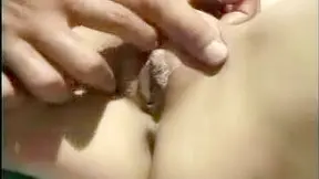 Teen 18+ Girl 18+ Scratches Pussy While Older Man Watches Lustfully