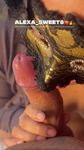 A delicious blowjob of this delicious cock ends up in my mouth how delicious I eat it all SHORTIES