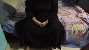 Big Boobs Indonesian MILF Rough Fucked by Guy - Hijab and Burqa