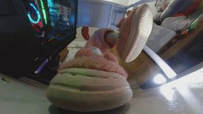 VR360 MARTINA's slipper office humiliated the dwarfs