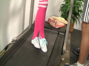 Blonde and Brunette Babes Ride Huge Cock