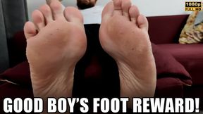 KingMarti: Good Boy's Foot Reward - Full HD 1080p