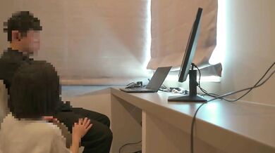 【個人撮影】#32 エンW不倫CH またまたやっちゃいました。リアルリモート会議中のぺろぺろ奉仕。。生挿入して中出しする不倫カップルの日常／Japanese amateur /日本人/japanes