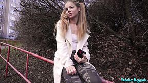 Tiny Slim Cutie Sabrina Spice Pleases a Stranger With Hot Sex In Exchange For Private Math Lessons