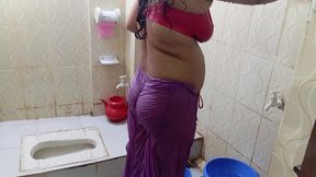 Sex with Stepcousin in the Washroom. I Did Enjoy Stepcousin Lovely Pussy.