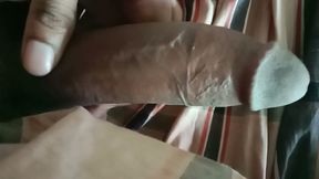 Masturbating