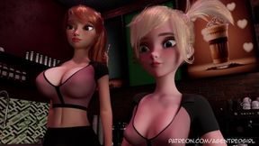 Sexsona Episode1 - Futanari Baristas Handle A Karen