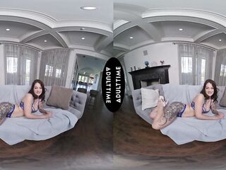 UP CLOSE VR - PAWG Gal In Hot Underware Maddy May Has Her Cunt RUINED By Your Monster Schlong POV