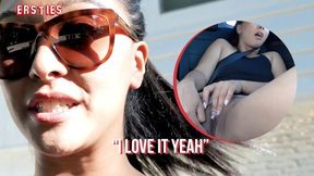 Sexy Jin Masturbates While Being Drove Around In A Taxi