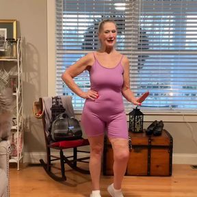 Danielle Dubonnet 65 Year old granny Try On #1