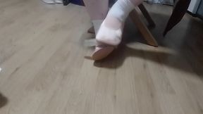 My First Gymnastics Slippers with White Socks