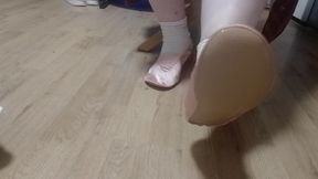 My First Gymnastics Slippers with White Socks