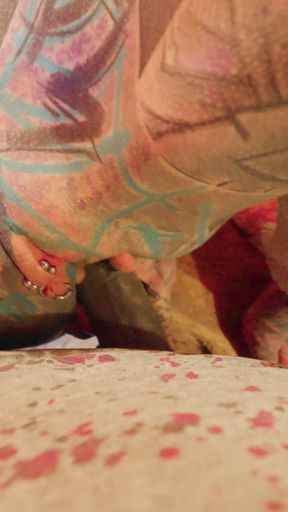 Maid Gets Anal Fucked in Kitchen