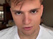 Resanu the Balkan Twink Takes Massive Blowjob Like a Pro