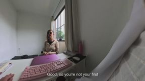 The anal exam of the little blind patient.