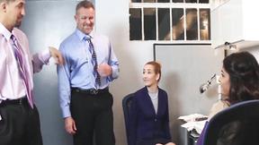 ”Gigi Flamez & Katalina Mills getting pounded in office”