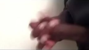 young black pre-cum cum