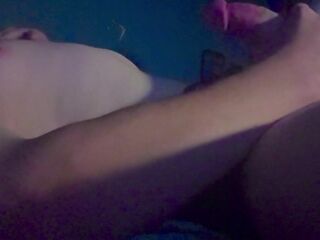 Tiny sissy fem hunk wanking large virgin schlong for a tummy load