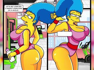 Booty on the nape project! Large ass and sexy mother I'd like to fuck! The Simpsons Simptoons