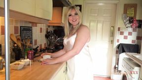 A 'Busty BBW Wife' ravaged by cock&#x1F346; in kitchen XXX hardcore