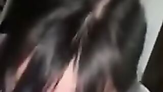 Mi enamorada mamando