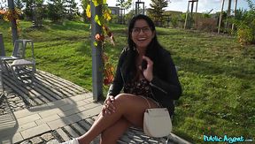 Curvy Asian Amy Amor handles BBC in public place - Fake Hub