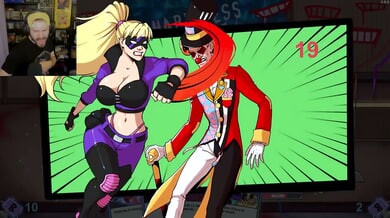 Animated heroine undone by cumshot and creampie in lewd superhero parody