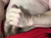 Post gym jerk off session dilf
