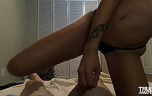 Trueamateurs, xianna hill ebony twerks on monster cock