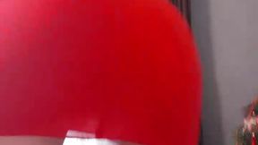Lady in red