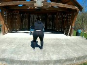 Public Squats See Through Leggings