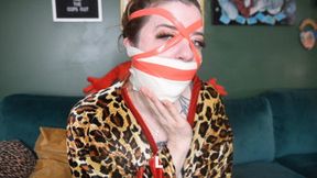 Gag Talk Fun! Massive Layered Tape Gag and JOI