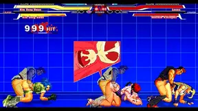 Shermie & Cher Engage in Hot Hentai Sex with Leona Heidern for Intense Orgasm Moments