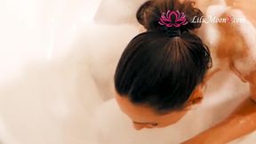 Lilu Moon Fingering Tight Pussy Till Sensual Orgasm in the Bathroom