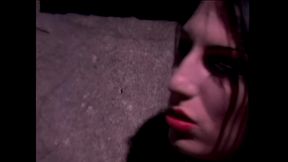 Makayla Cox: Intense Night Threesome Fuck in the Cemetery