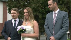 Redhead stepsister gets fucked hard at the wedding