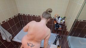 My Chubby Wife's Shower Routine - Shaving &amp; Feeling Fresh