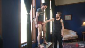 Muscular Stud, Jason Maddox, Begs to Cum In bondage for the First Time